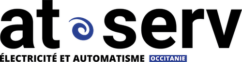 Logo ATSERV Occitanie — électricité et automatisme